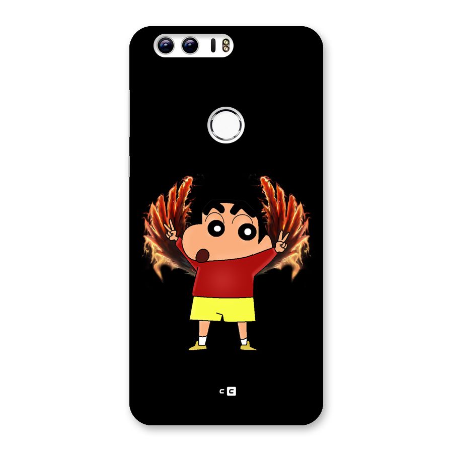 Fire Shinchan Back Case for Honor 8
