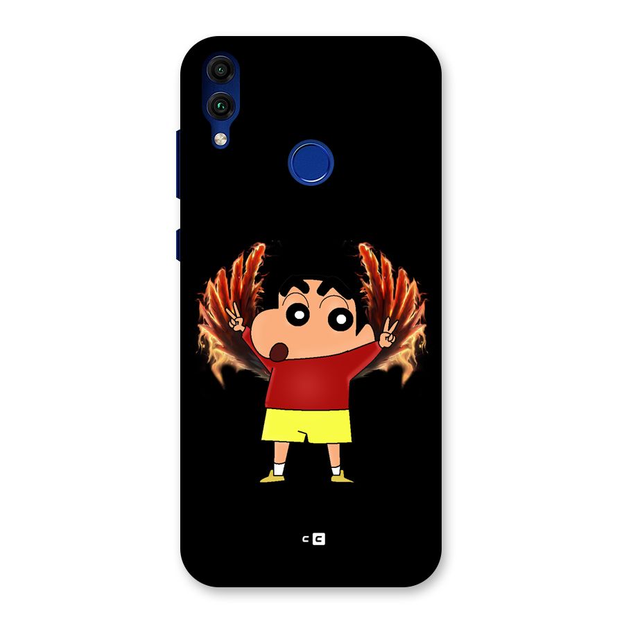 Fire Shinchan Back Case for Honor 8C