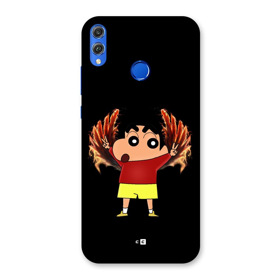 Fire Shinchan Back Case for Honor 8X