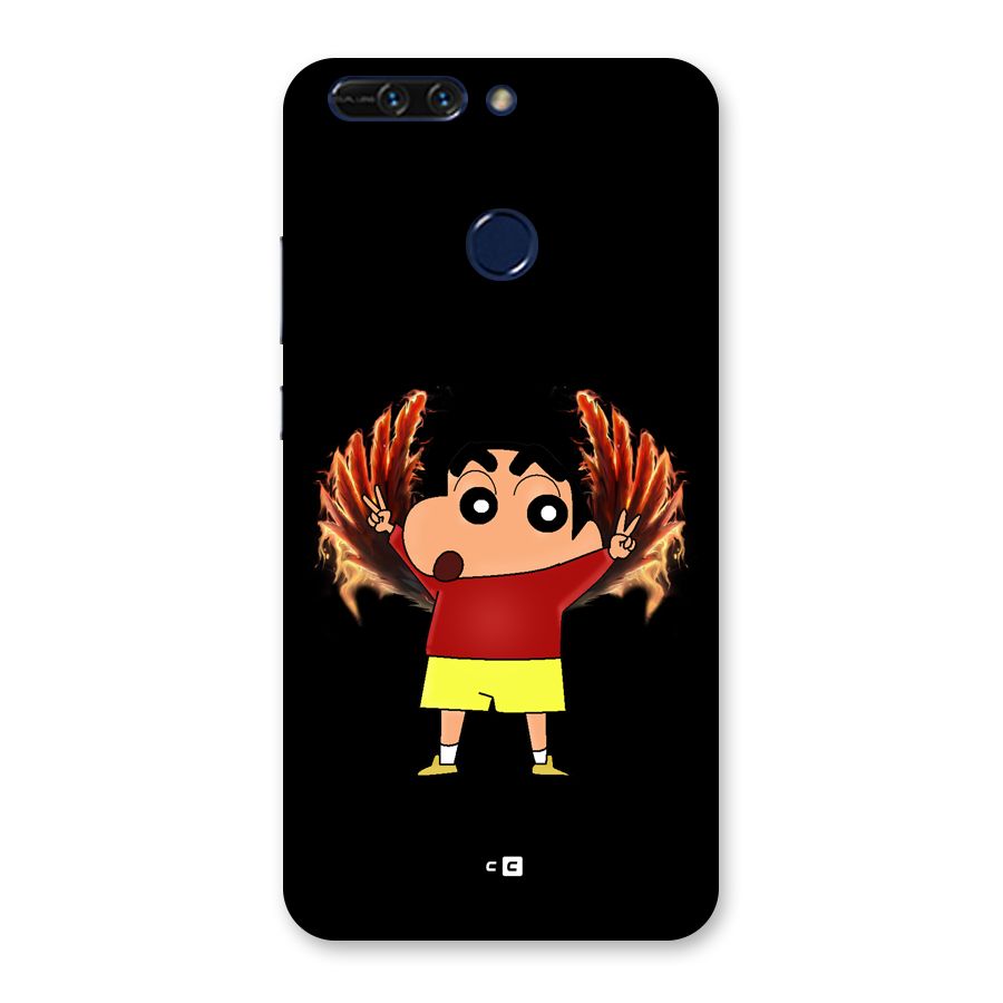 Fire Shinchan Back Case for Honor 8 Pro