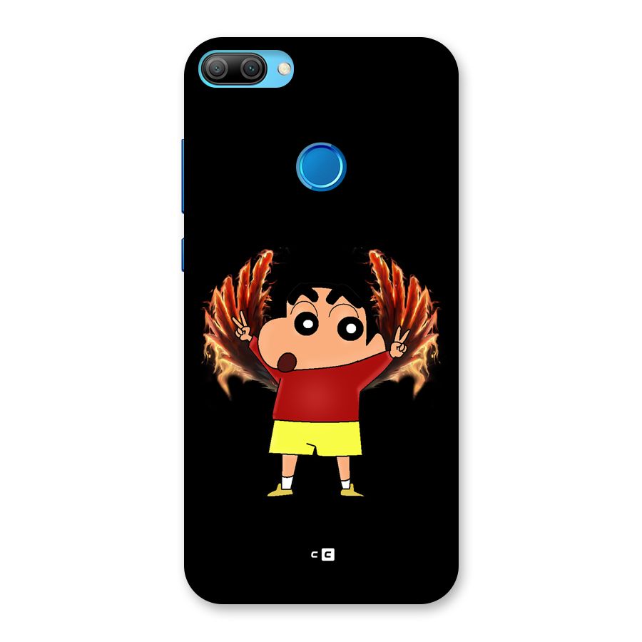 Fire Shinchan Back Case for Honor 9N