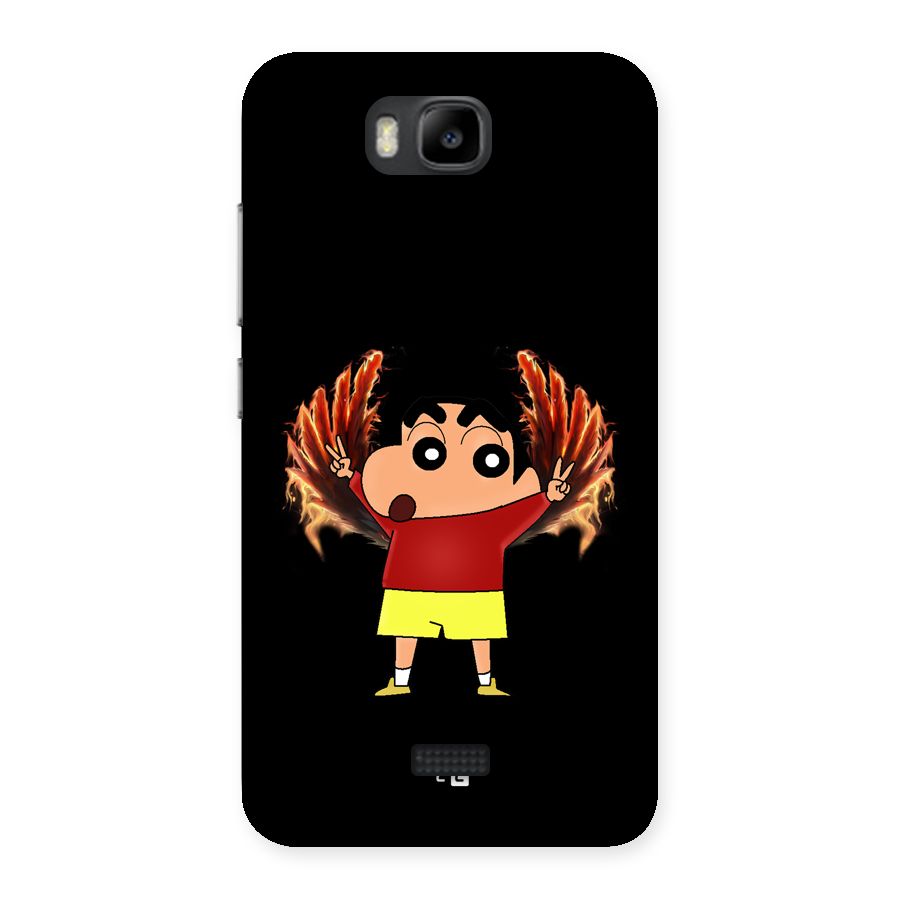 Fire Shinchan Back Case for Honor Bee