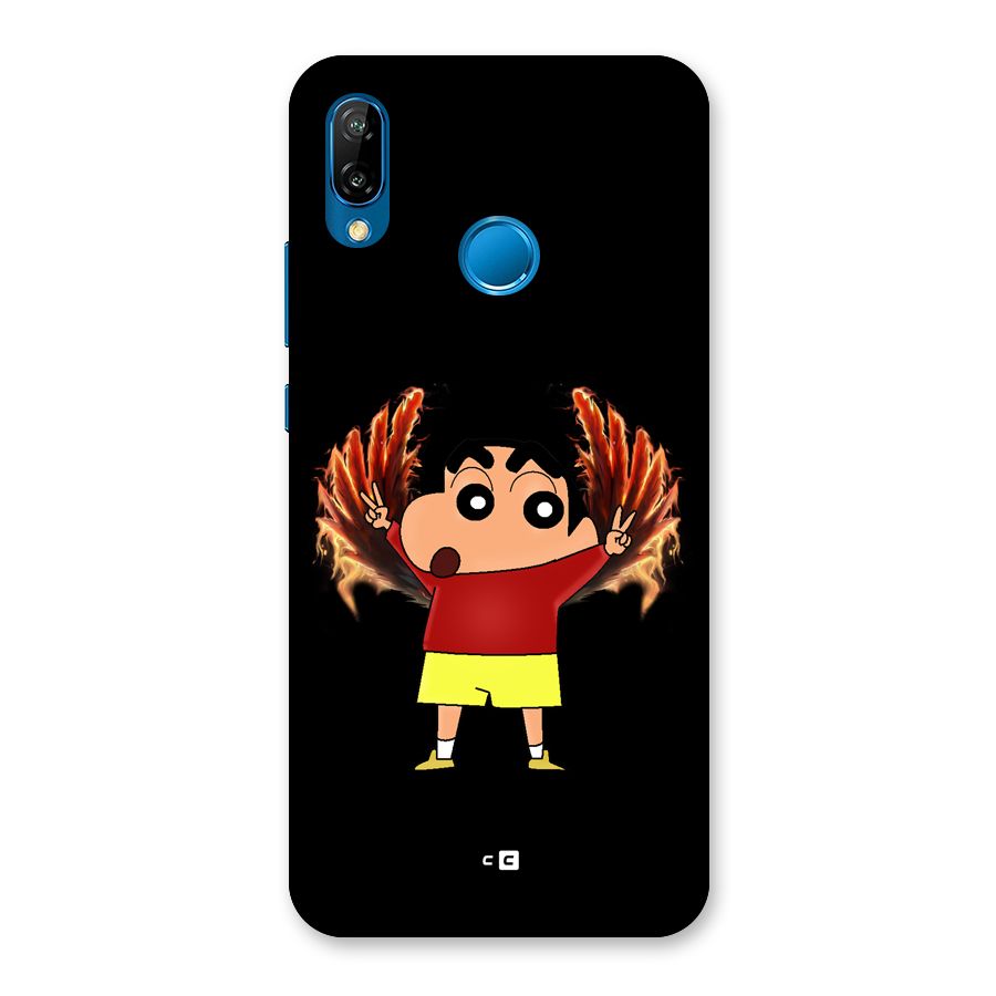 Fire Shinchan Back Case for Huawei P20 Lite