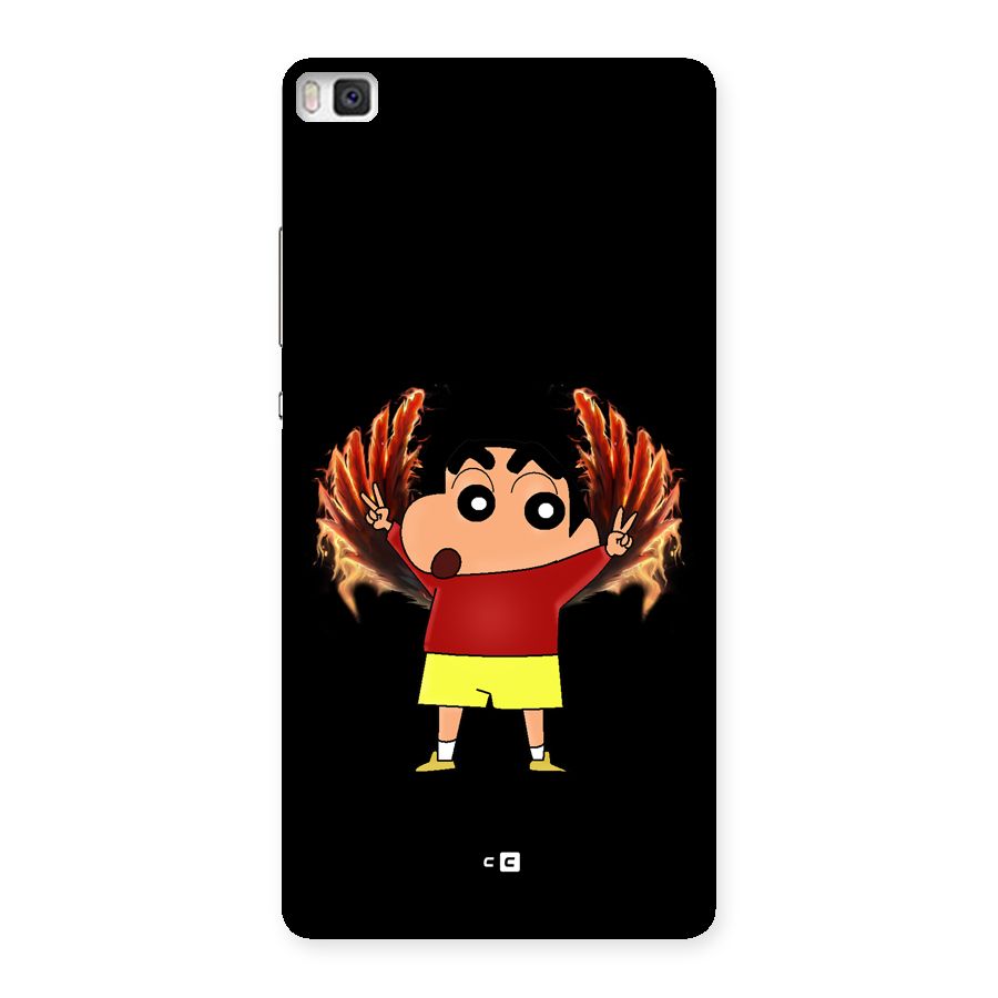 Fire Shinchan Back Case for Huawei P8