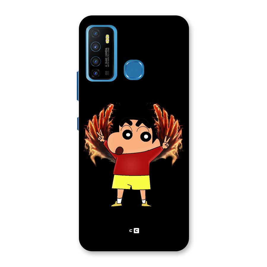 Fire Shinchan Back Case for Infinix Hot 9