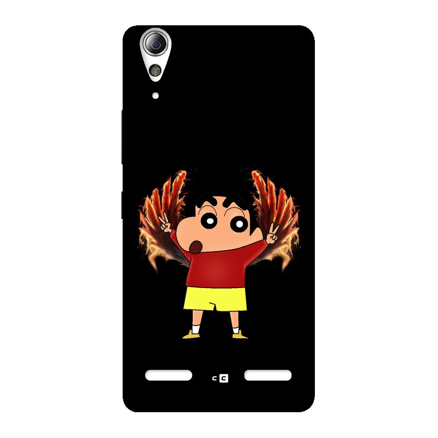 Fire Shinchan Back Case for Lenovo A6000 Plus