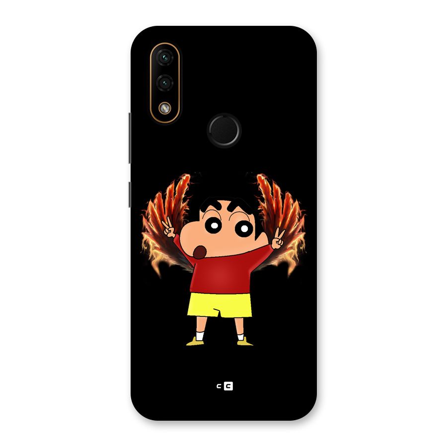 Fire Shinchan Back Case for Lenovo A6 Note