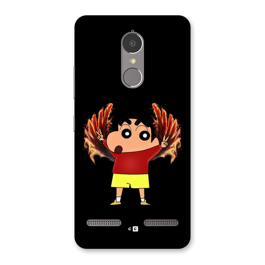 Fire Shinchan Back Case for Lenovo K6 Power