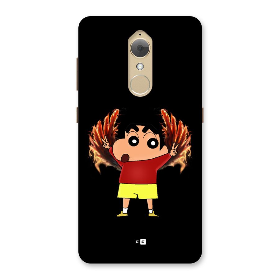 Fire Shinchan Back Case for Lenovo K8
