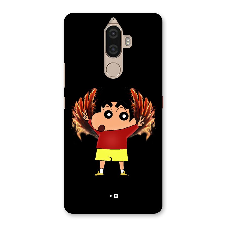 Fire Shinchan Back Case for Lenovo K8 Note