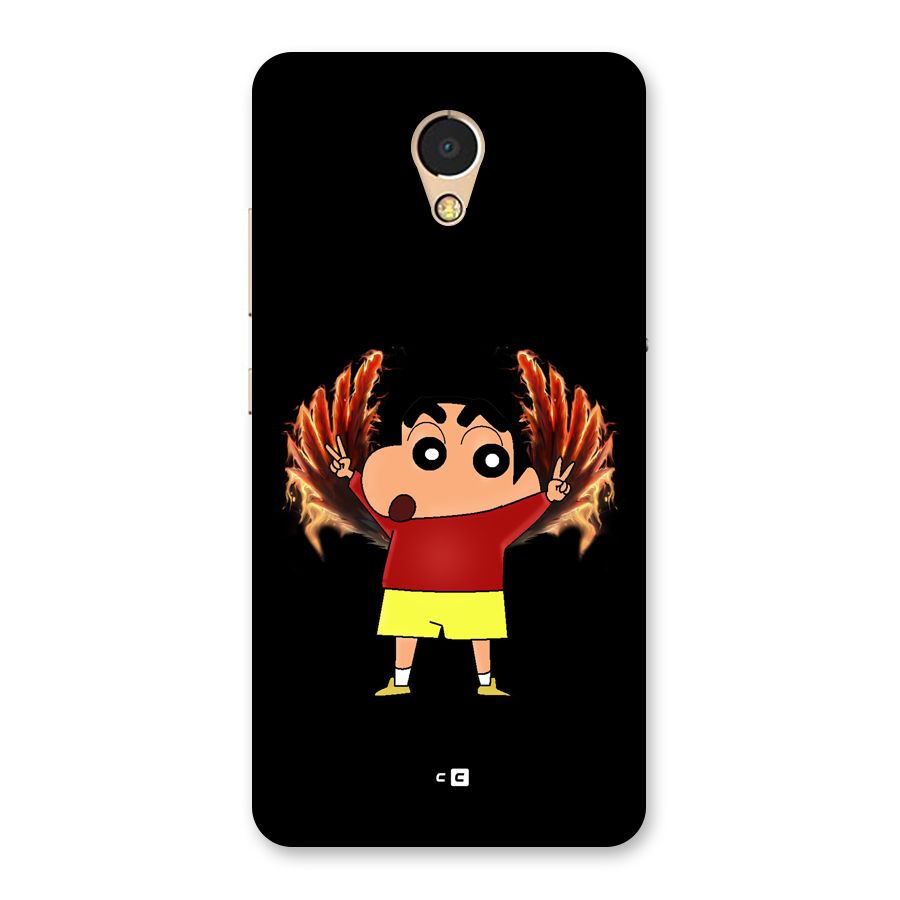 Fire Shinchan Back Case for Lenovo P2