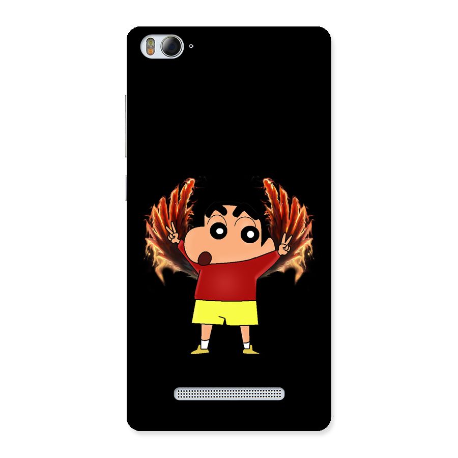 Fire Shinchan Back Case for Mi4i