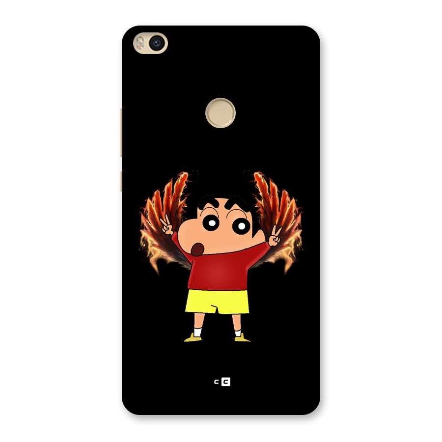 Fire Shinchan Back Case for Mi Max 2