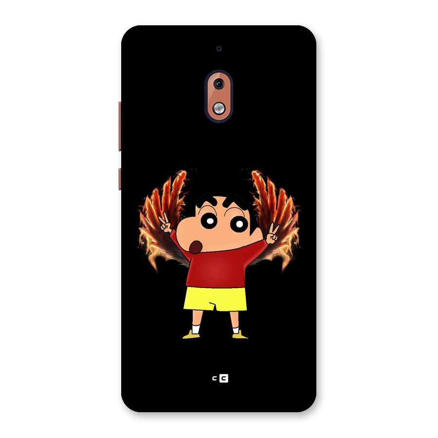 Fire Shinchan Back Case for Nokia 2.1