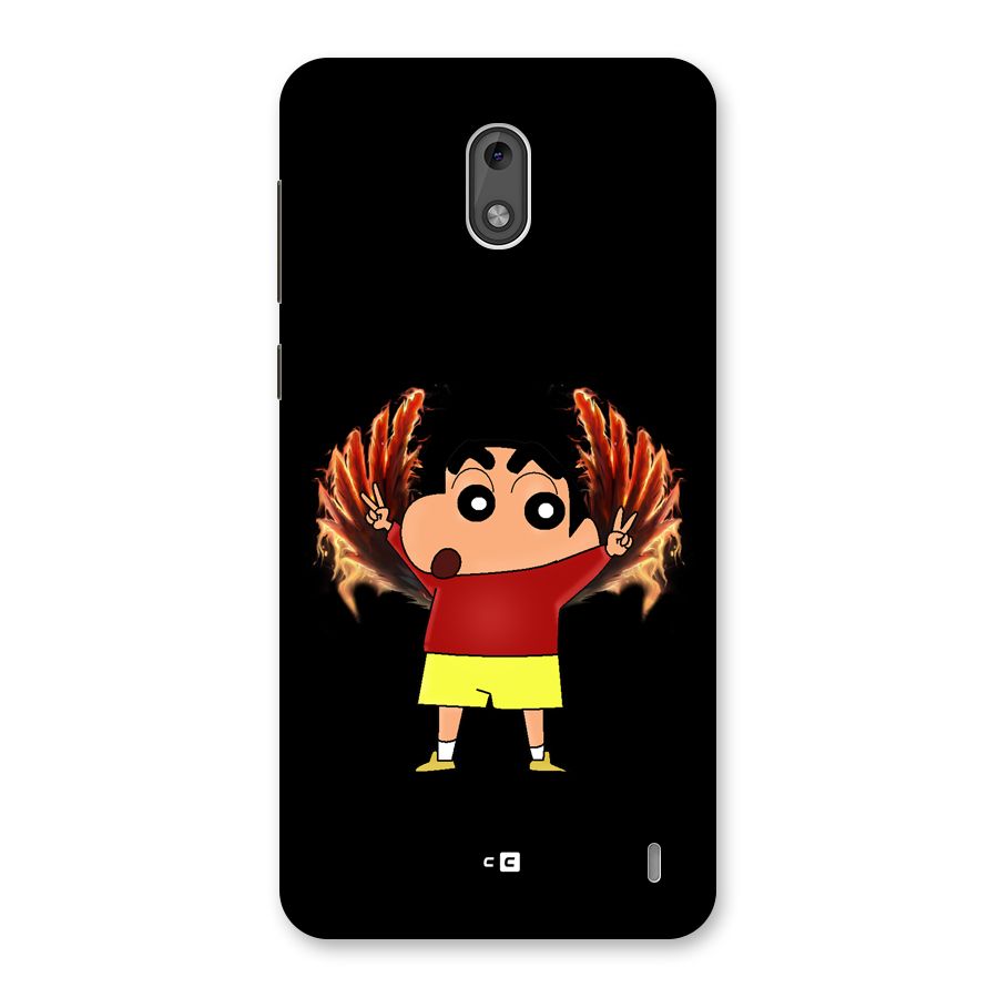 Fire Shinchan Back Case for Nokia 2