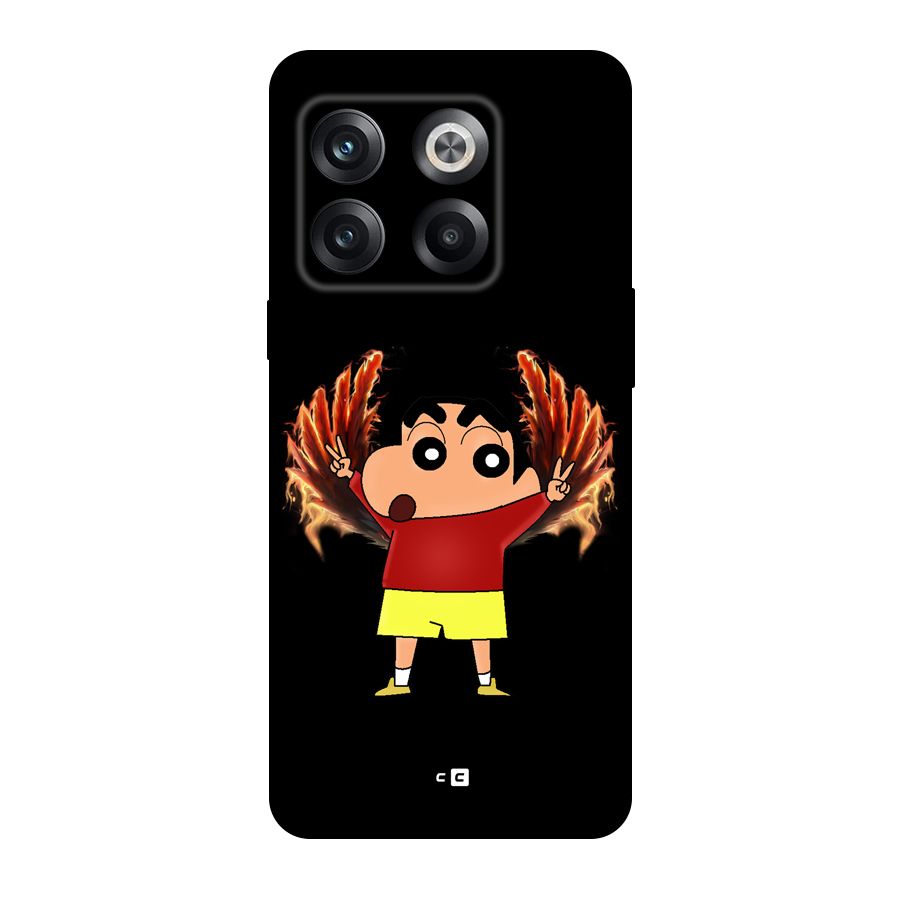 Fire Shinchan Back Case for OnePlus 10T