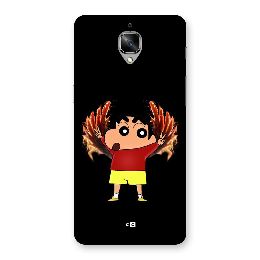Fire Shinchan Back Case for OnePlus 3T