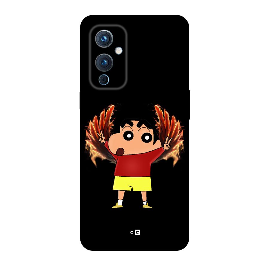 Fire Shinchan Back Case for OnePlus 9