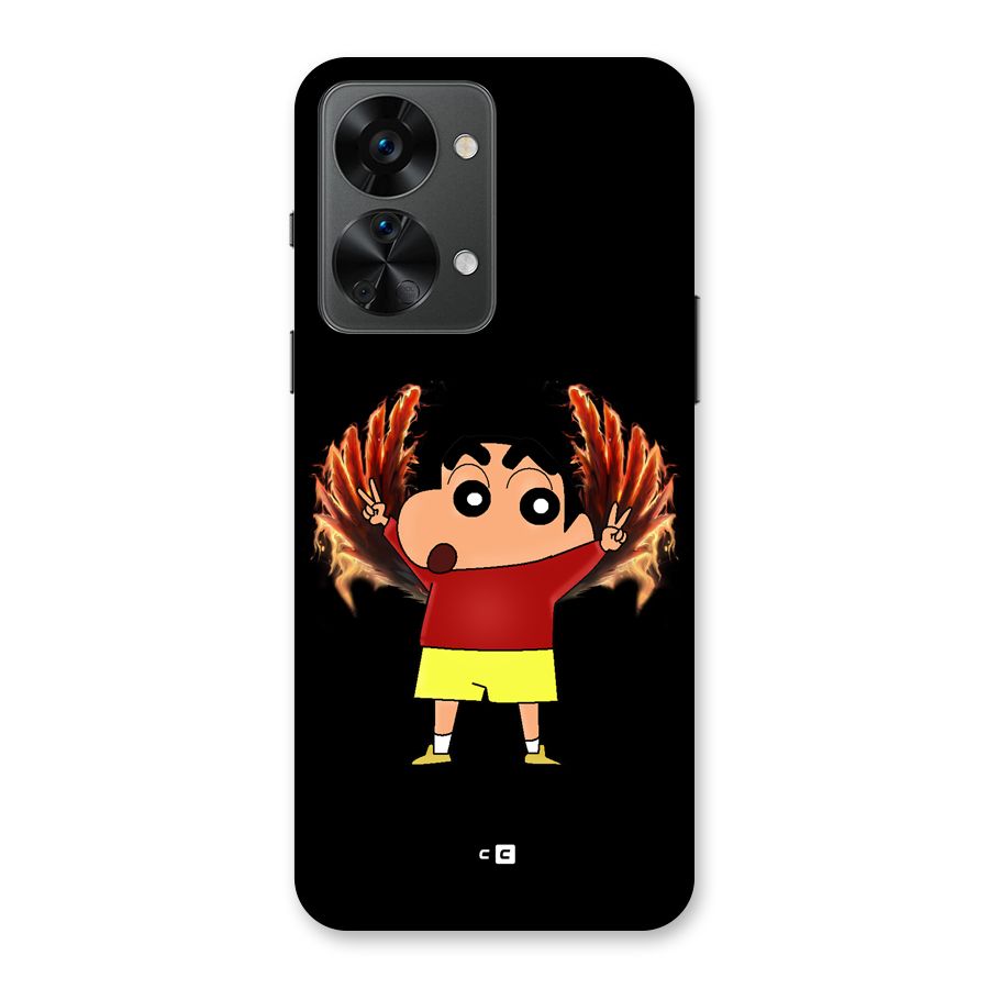 Fire Shinchan Back Case for OnePlus Nord 2T