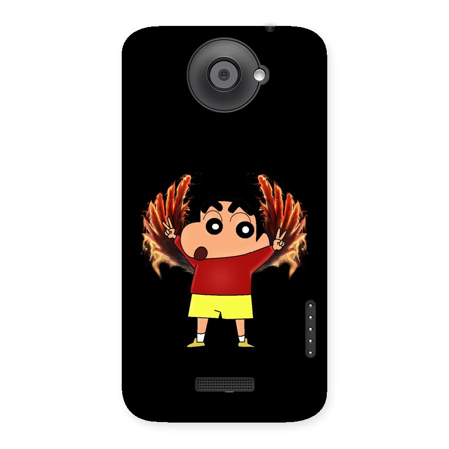 Fire Shinchan Back Case for One X