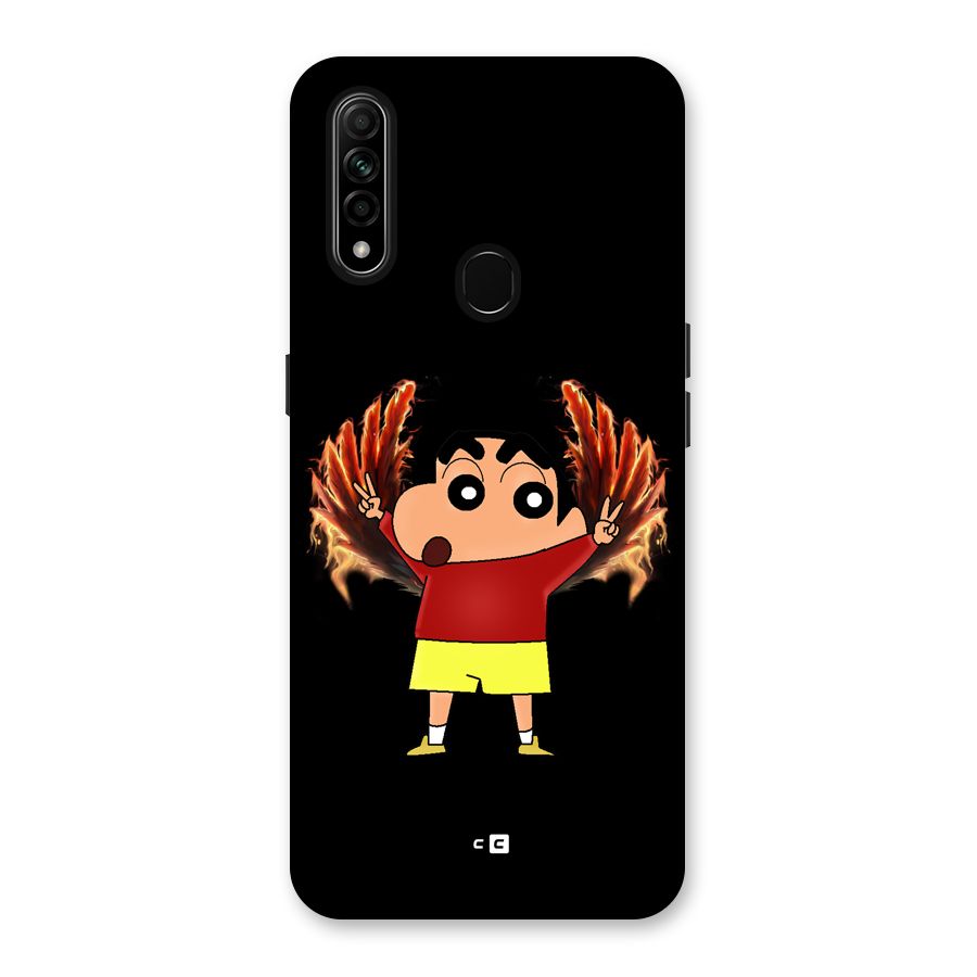 Fire Shinchan Back Case for Oppo A31
