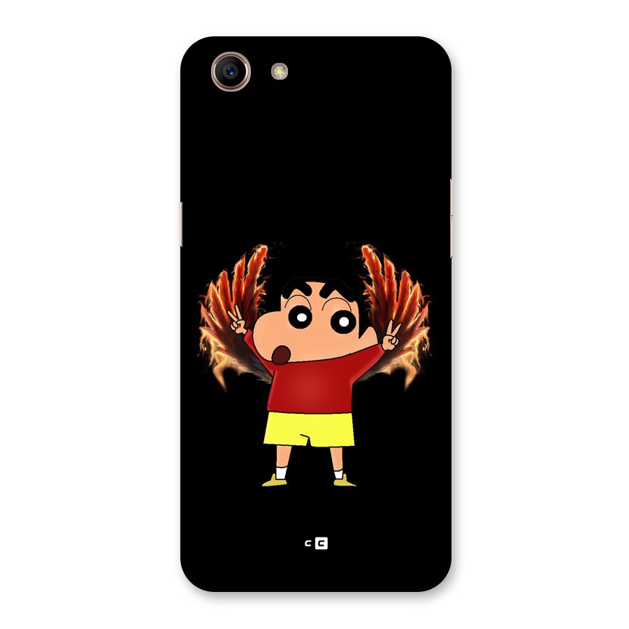 Fire Shinchan Back Case for Oppo A83 (2018)