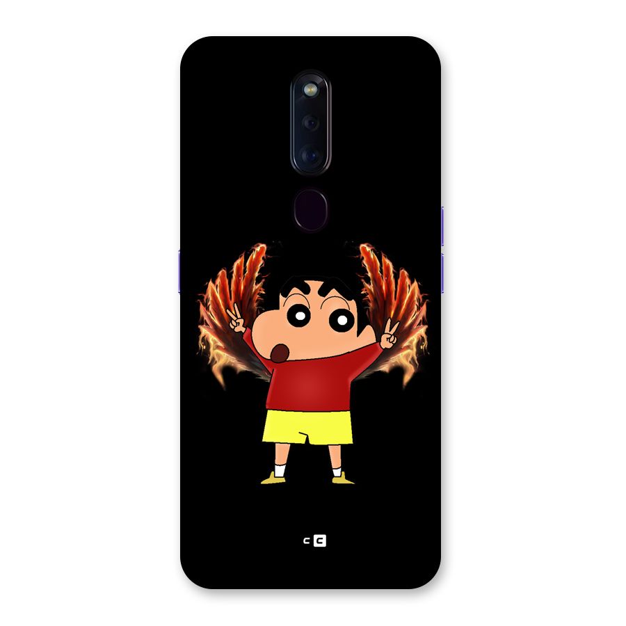 Fire Shinchan Back Case for Oppo F11 Pro