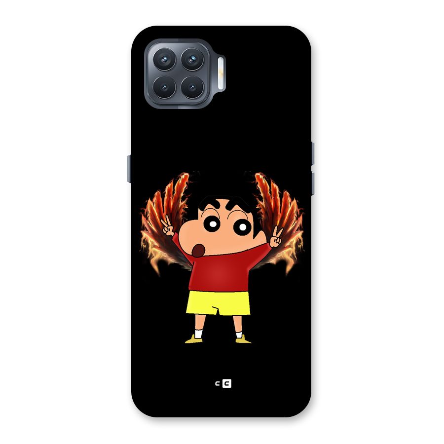 Fire Shinchan Back Case for Oppo F17 Pro