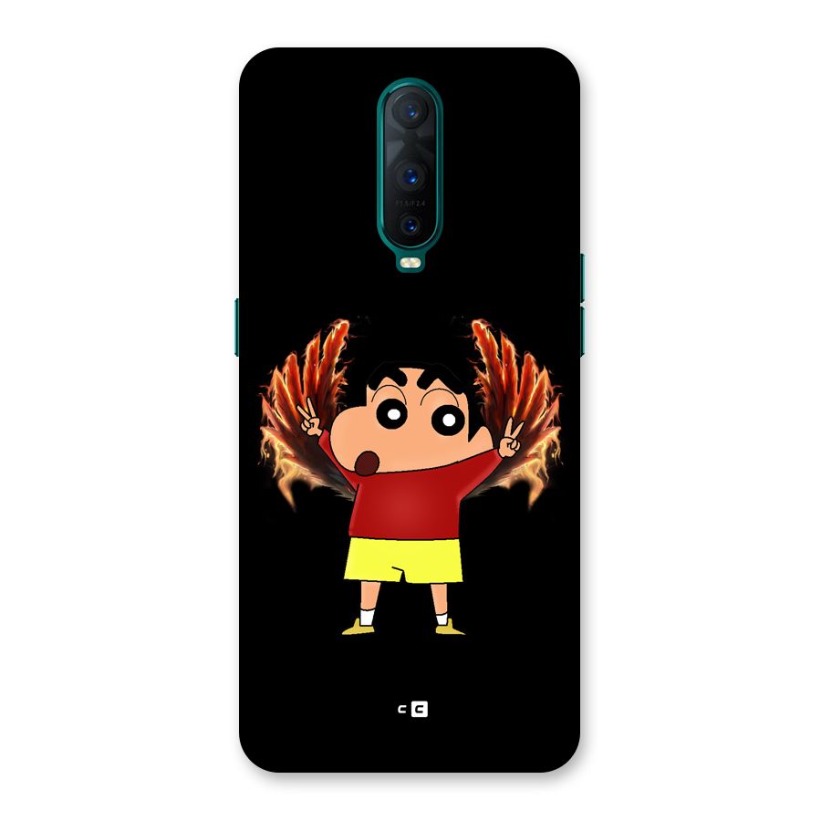 Fire Shinchan Back Case for Oppo R17 Pro