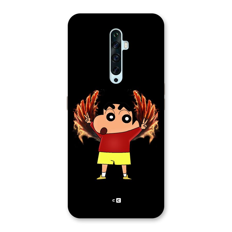 Fire Shinchan Back Case for Oppo Reno2 F