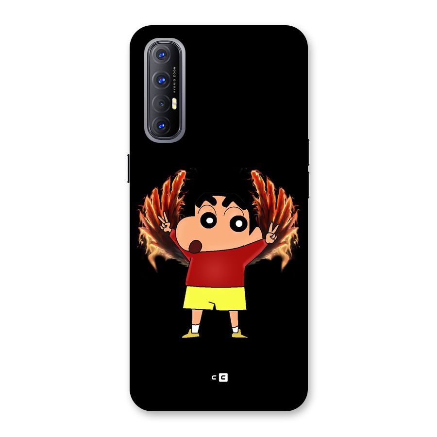 Fire Shinchan Back Case for Oppo Reno3 Pro