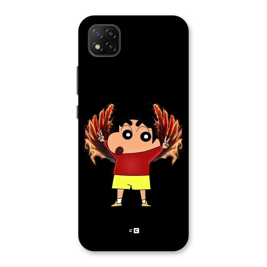 Fire Shinchan Back Case for Poco C3
