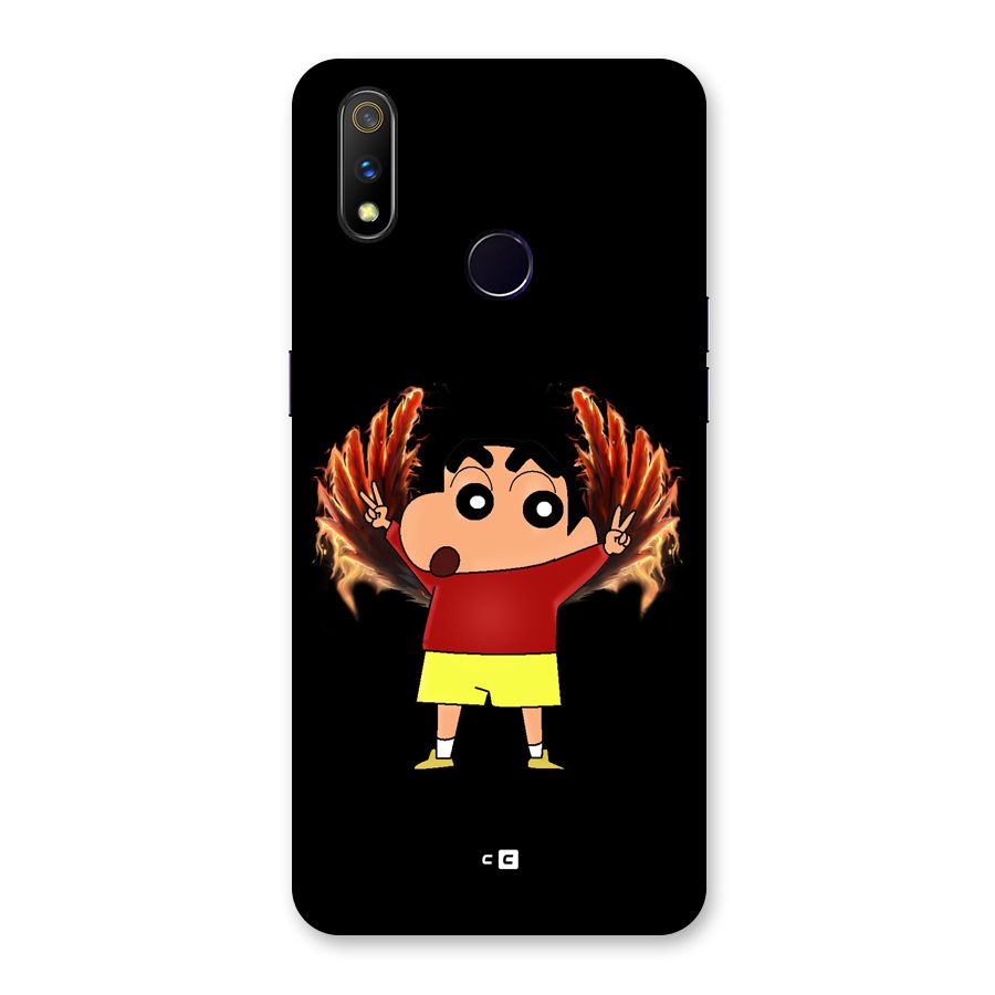 Fire Shinchan Back Case for Realme 3 Pro