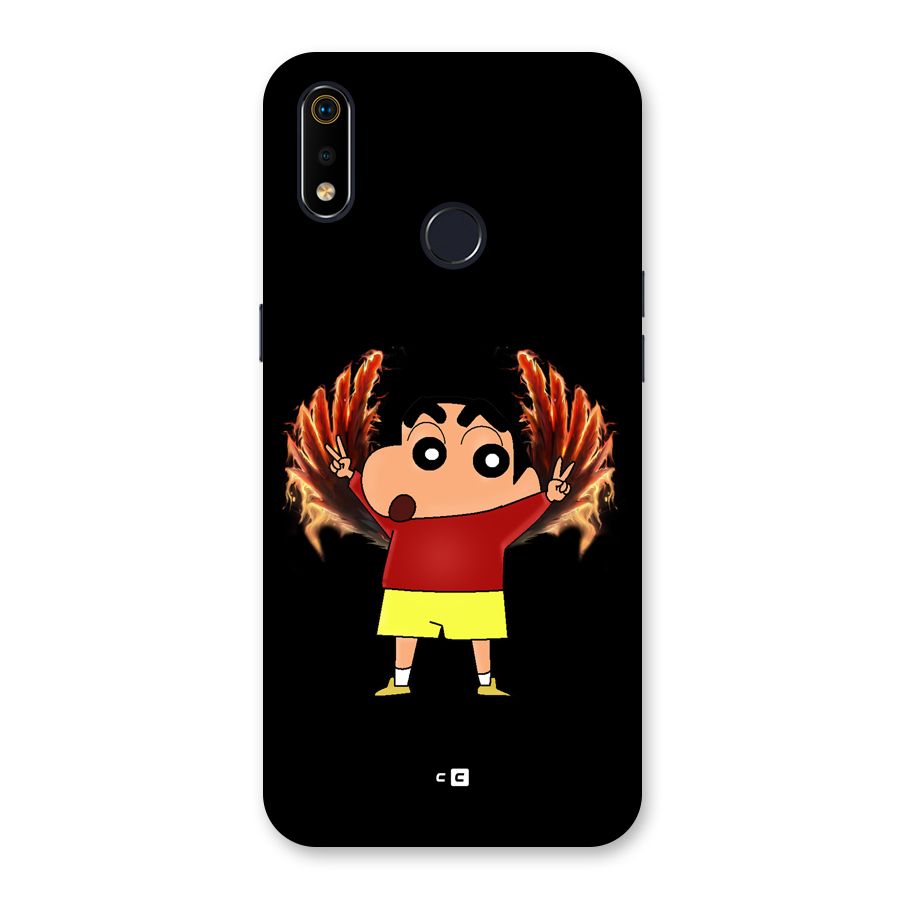 Fire Shinchan Back Case for Realme 3i