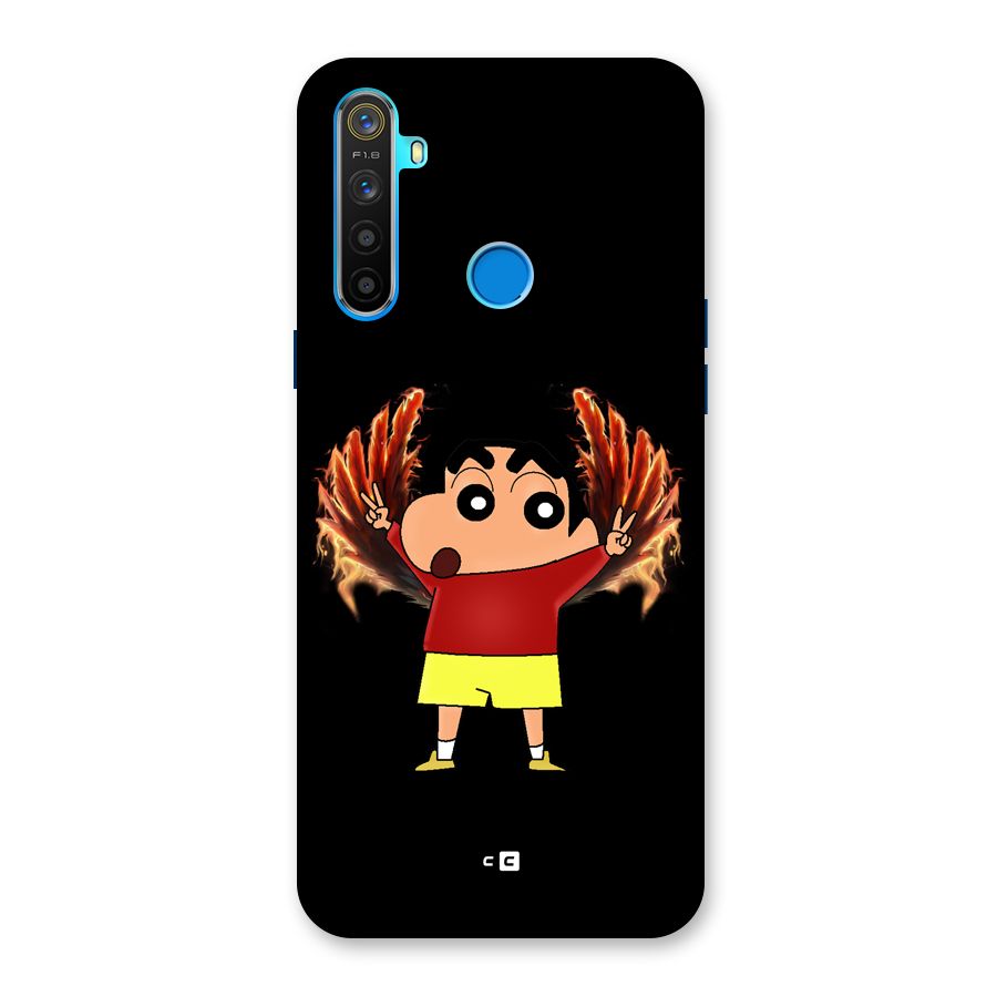 Fire Shinchan Back Case for Realme 5