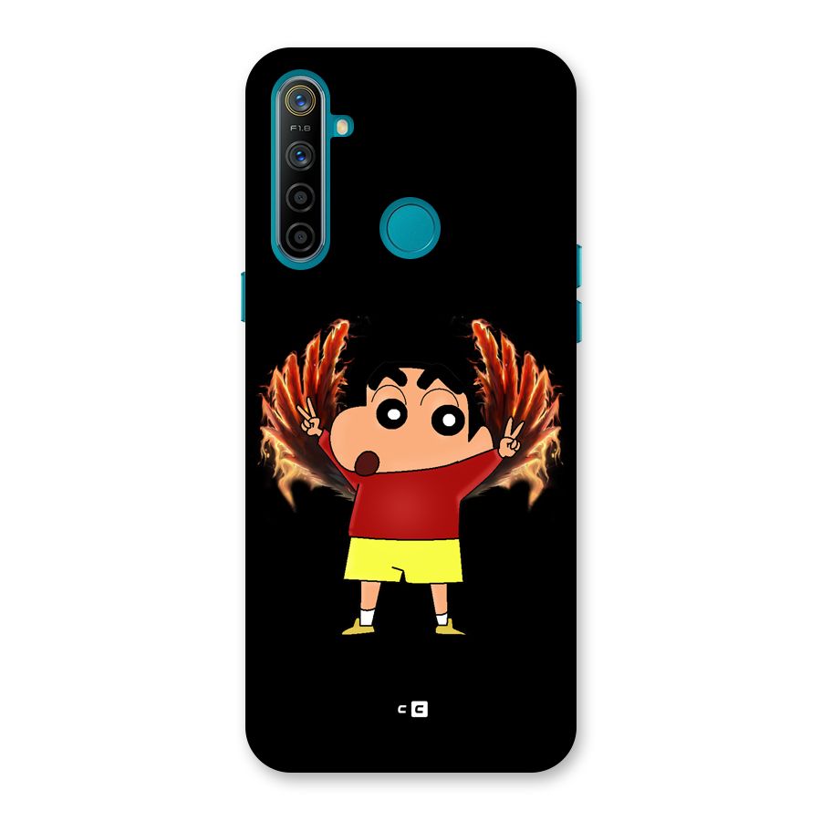 Fire Shinchan Back Case for Realme 5i
