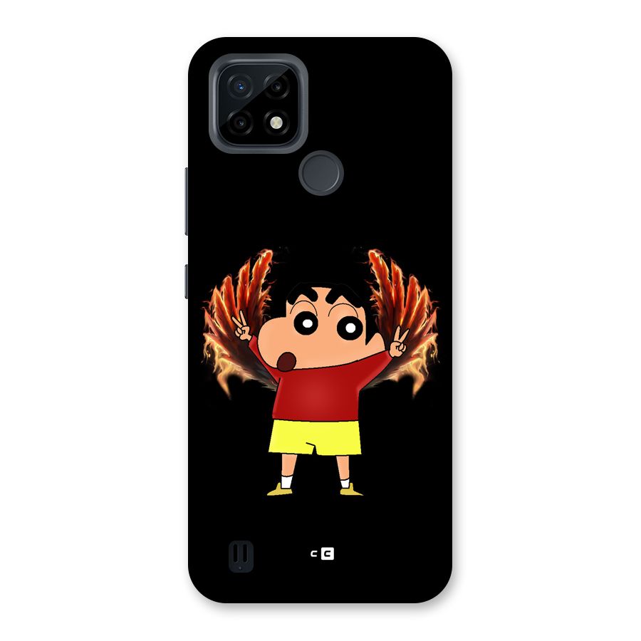 Fire Shinchan Back Case for Realme C21
