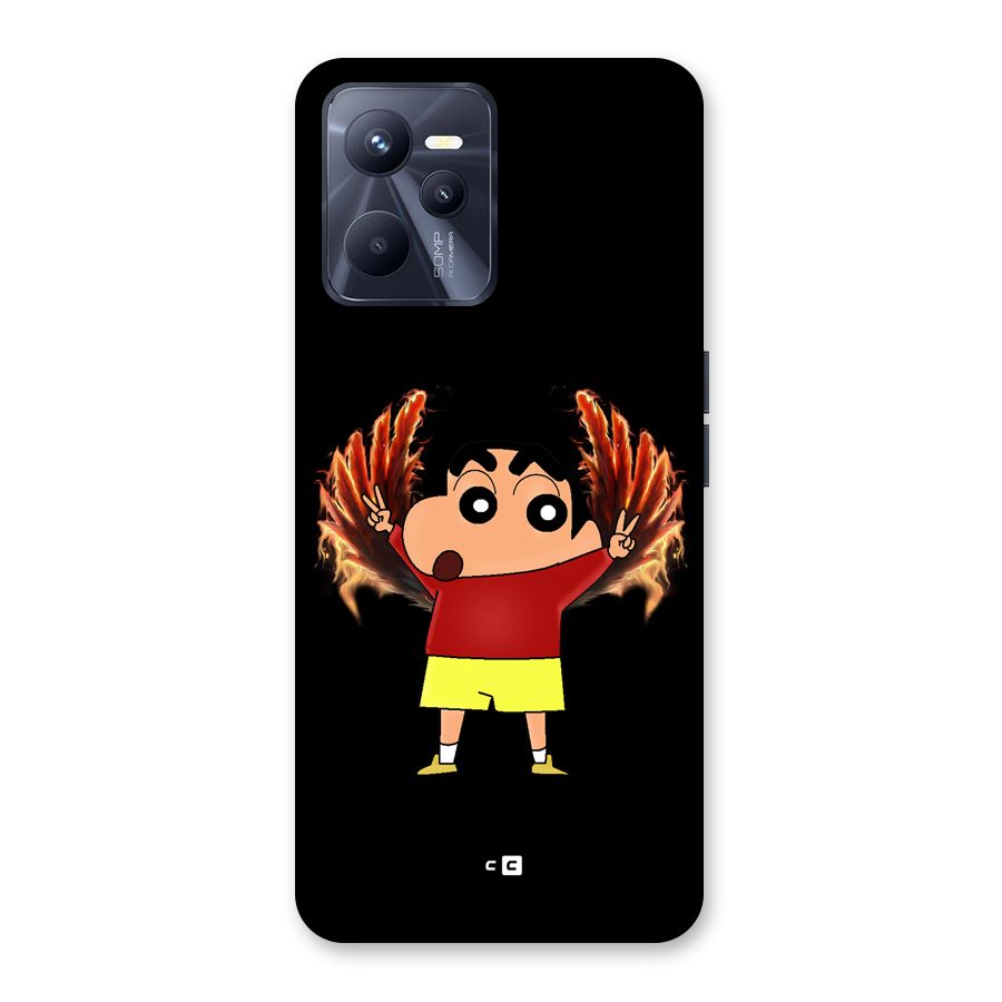 Fire Shinchan Back Case for Realme C35