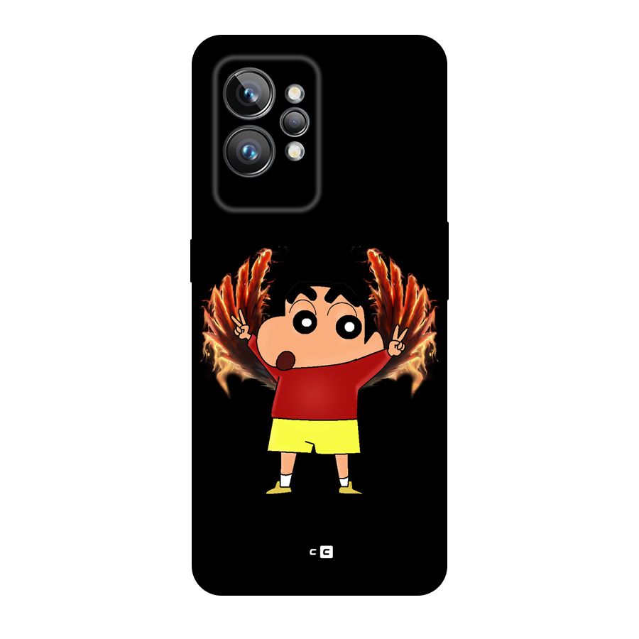 Fire Shinchan Back Case for Realme GT2 Pro