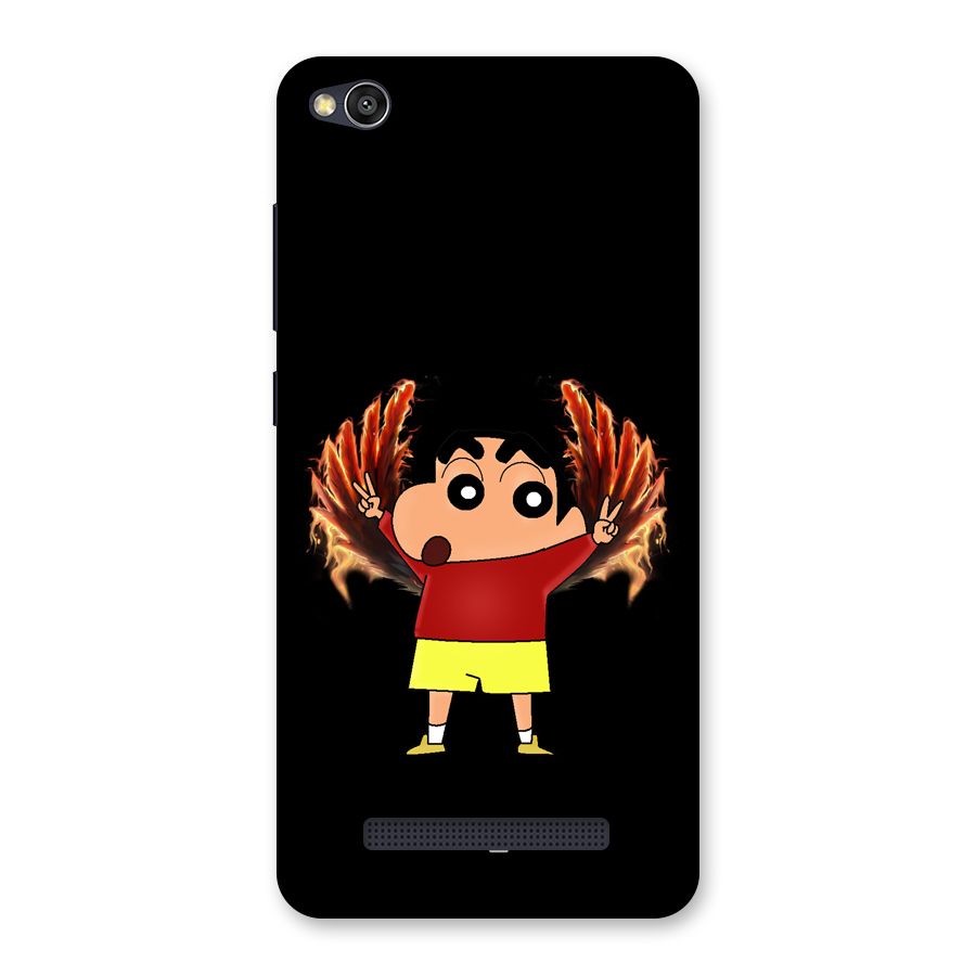 Fire Shinchan Back Case for Redmi 4A