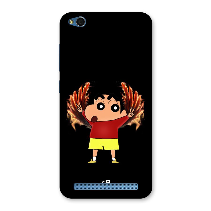 Fire Shinchan Back Case for Redmi 5A