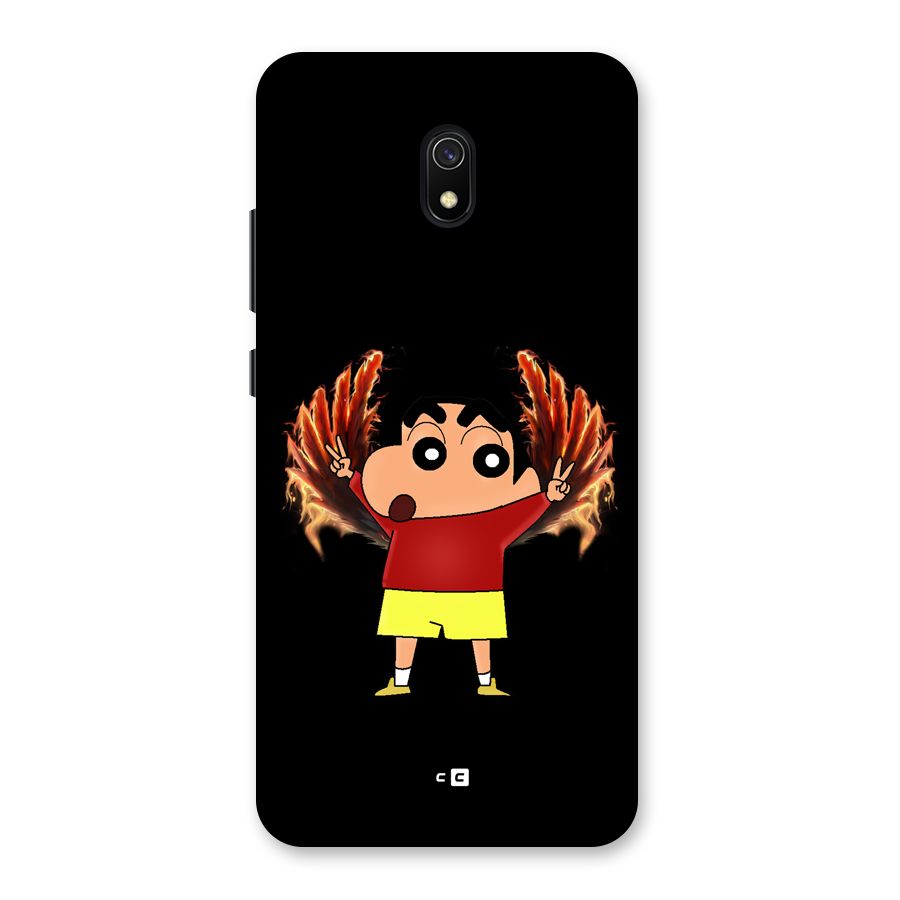 Fire Shinchan Back Case for Redmi 8A