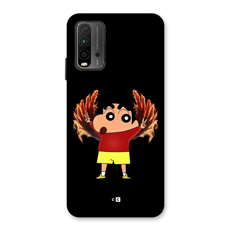 Fire Shinchan Back Case for Redmi 9 Power