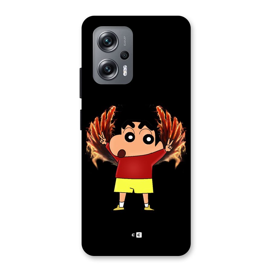 Fire Shinchan Back Case for Redmi K50i