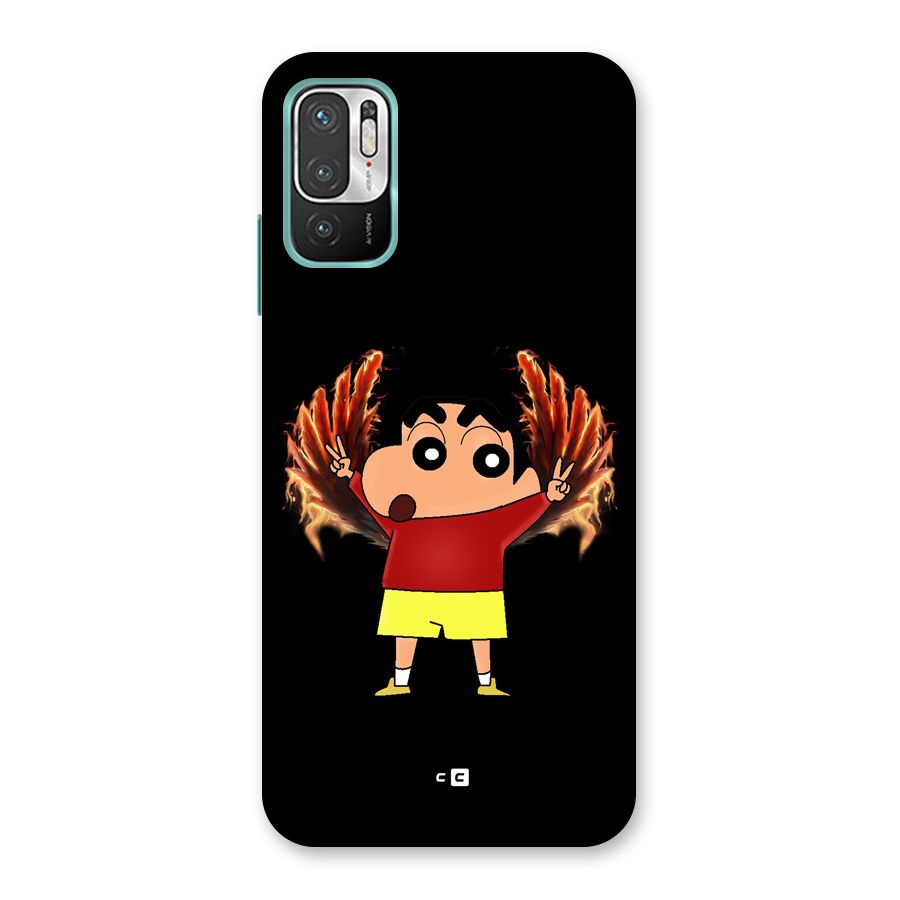 Fire Shinchan Back Case for Redmi Note 10T 5G