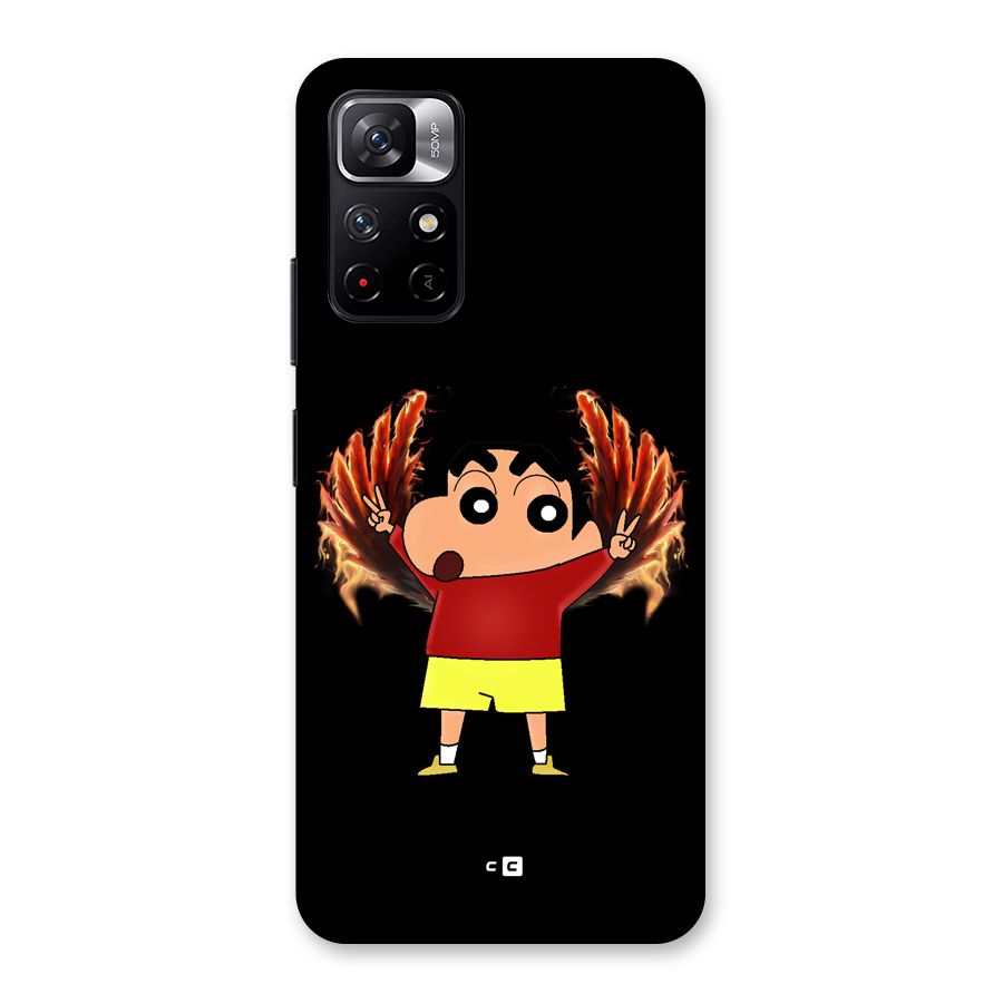 Fire Shinchan Back Case for Redmi Note 11T 5G