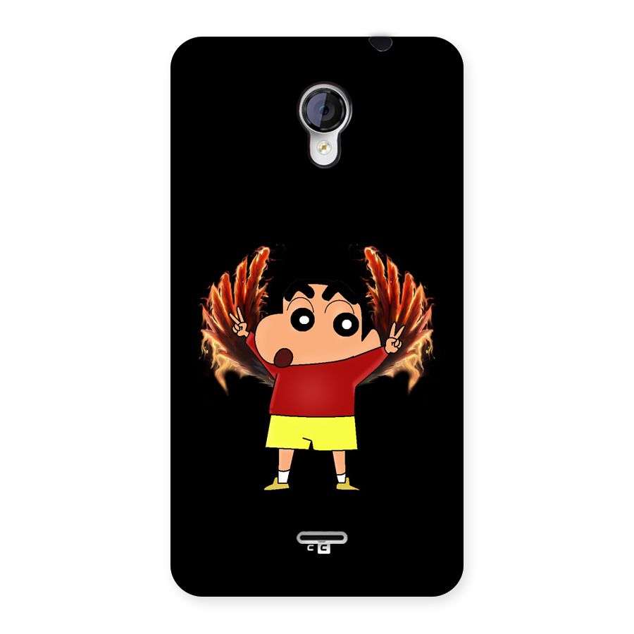 Fire Shinchan Back Case for Unite 2 A106