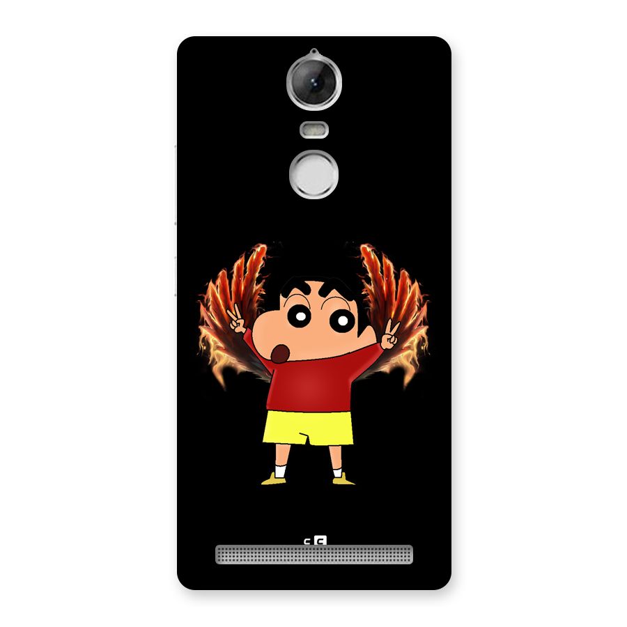 Fire Shinchan Back Case for Vibe K5 Note