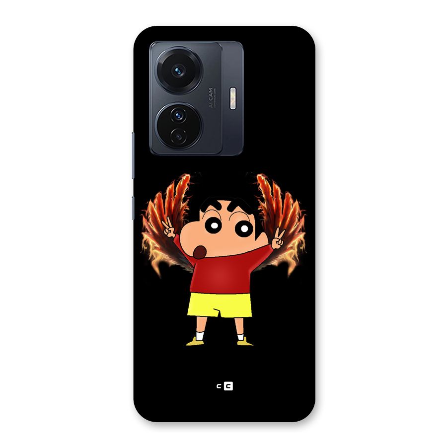Fire Shinchan Back Case for Vivo T1 Pro