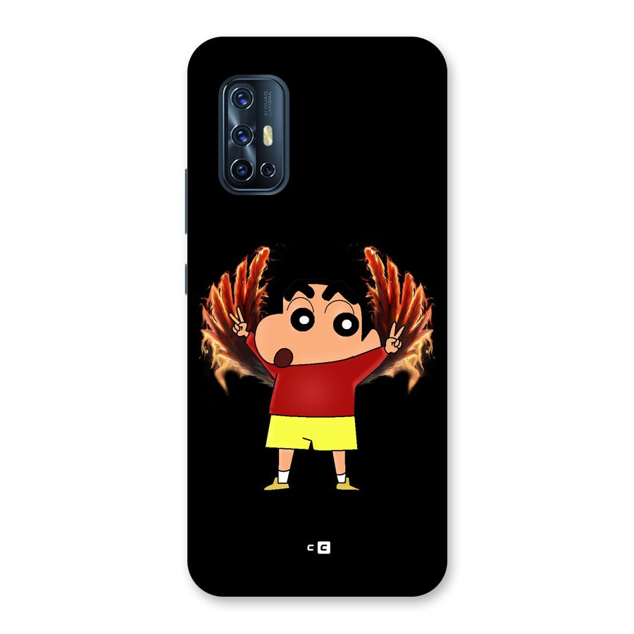 Fire Shinchan Back Case for Vivo V17